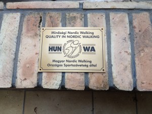 Minőségi Nordic Walking védnöki tábla